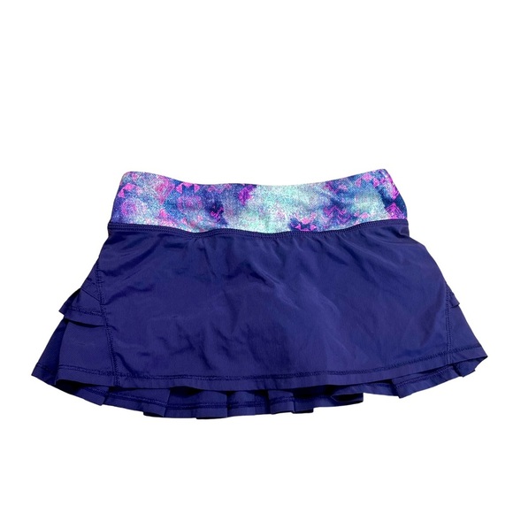 Ivivva Other - Ivivva by Lululemon Set The Pace Skirt Purple Mint Pink Sz 6